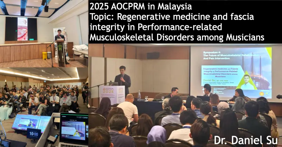 Dr. Su presenting at the Asia-Oceanian Congress of PRM in Malaysia