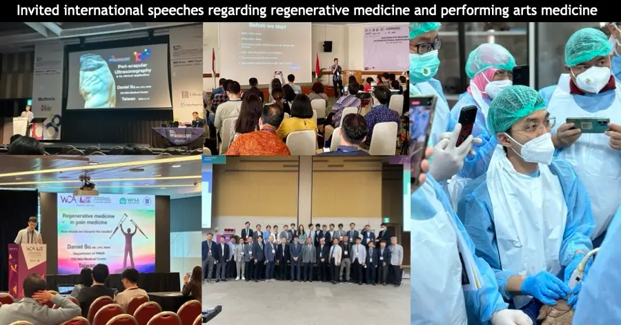 Dr. Su speaking at an international medical conference
