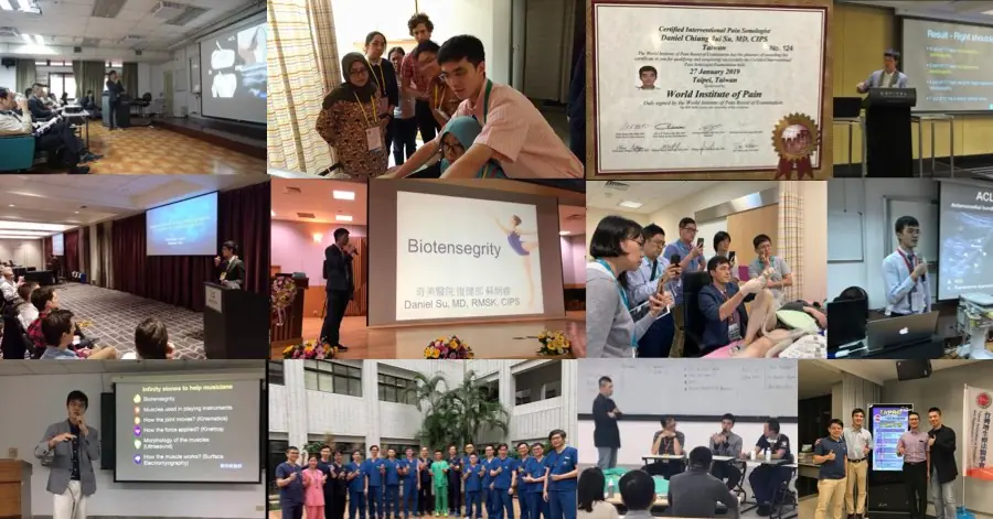 Dr. Su leading cadaveric anatomy and interventional training